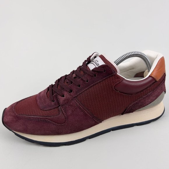 Louis Vuitton Abbesses low top trainer red suede mesh 8 LV or 9 US 42 EUR GO1106 - Picture 9 of 13